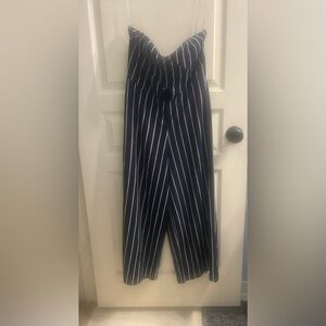 Rue 21 Striped Navy Romper